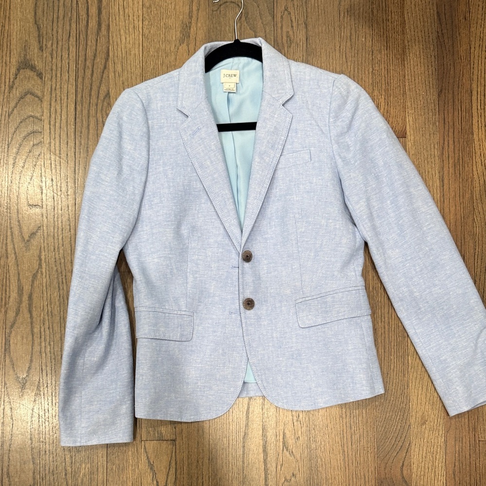 J. Crew Light Blue Women's Tailored Blazer